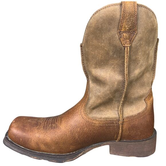 Ariat Men’s Rambler Brown Distressed Leather Western Cowboy Boots Size 11 D main image 4